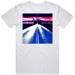 Mekons Fear And Whiskey Album 80s Retro Graphic Unisex Cotton White Classic T Shirt