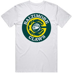 Baltimore Claws Basketball Retro Graphic Unisex Cotton White Classic T Shirt