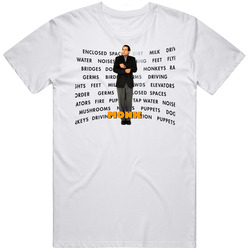 Monk Mystery Classic Retro Graphic Unisex Cotton White Classic T Shirt