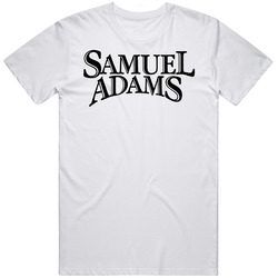 Samuel Adams Beer Retro Graphic Unisex Cotton White Classic T Shirt