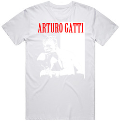 Arturo Gatti Boxing Legend T Shir Retro Graphic Unisex Cotton White Classic T Shirt