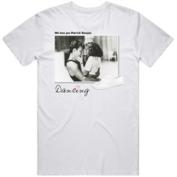 Dirty Dancing Patrick Swayze Movie Retro Graphic Unisex Cotton White Classic T Shirt