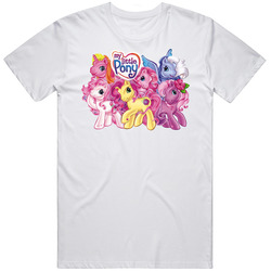 My Little Pony Kids Cartoon Tv Show Retro Graphic Unisex Cotton White Classic T Shirt