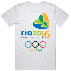 Rio 2016 Summer Olympics Retro Graphic Unisex Cotton White Classic T Shirt