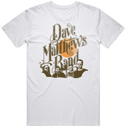 Dmb Retro Graphic Unisex Cotton White Classic T Shirt