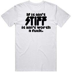 Stiff Records Tee Retro Graphic Unisex Cotton White Classic T Shirt
