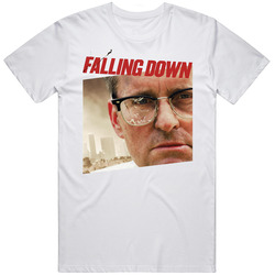 Falling Down Cult Movie Retro Graphic Unisex Cotton White Classic T Shirt