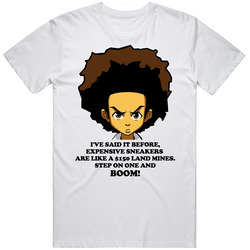 The Boondocks Retro Graphic Unisex Cotton White Classic T Shirt