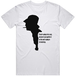 Hunter S Thompson Gonzo Journalism Retro Graphic Unisex Cotton White Classic T Shirt