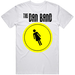 The Dan Band Retro Graphic Unisex Cotton White Classic T Shirt