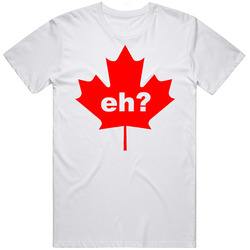 Canada Eh Canadian Funny Eh Cool Retro Graphic Unisex Cotton White Classic T Shirt