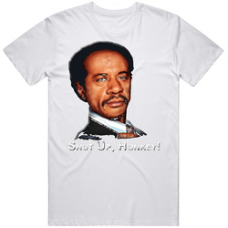 George Jefferson vintage 80's retro (2).jpg Retro Graphic Unisex Cotton White Classic T Shirt