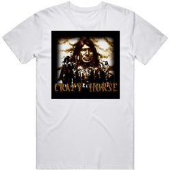 Crazy Horse Native American History JOE Retro Graphic Unisex Cotton White Classic T Shirt