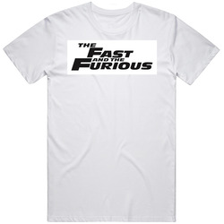 The Fast And The Furious Retro Graphic Unisex Cotton White Classic T Shirt