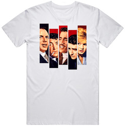 Ocean's 13 Sinatra Martin Sammy Retro Graphic Unisex Cotton White Classic T Shirt