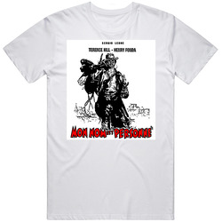 Spatgetti Western Mon Nom Est Personne Italian Cowboy Retro Graphic Unisex Cotton White Classic T Shirt
