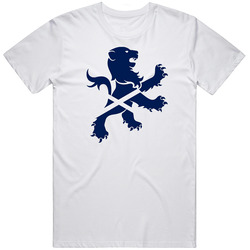 Scottish Lion Retro Graphic Unisex Cotton White Classic T Shirt