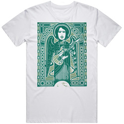Jeff Buckley Angel Art Hallelujah Saint Retro Graphic Unisex Cotton White Classic T Shirt