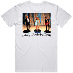 Lady Antebellum Country Group Retro Graphic Unisex Cotton White Classic T Shirt