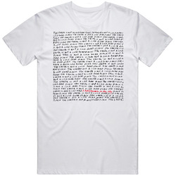 Explosions In The Sky Earth Cold Dead Place Retro Graphic Unisex Cotton White Classic T Shirt
