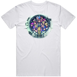 Phantasy Star Rpg Video Game Retro Graphic Unisex Cotton White Classic T Shirt