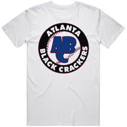 Atlanta Black Crackers Negro League Baseball Retro Graphic Unisex Cotton White Classic T Shirt