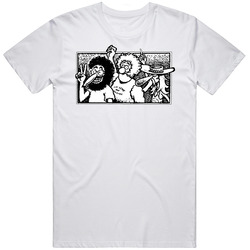 Furry Freak Brothers Hippie Hippy Comic 420 Retro Graphic Unisex Cotton White Classic T Shirt