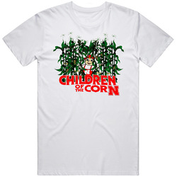 Children Of The Corn Movie Retro Graphic Unisex Cotton White Classic T Shirt