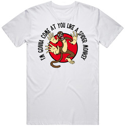 Talladega Nights Spider Monkey Retro Graphic Unisex Cotton White Classic T Shirt