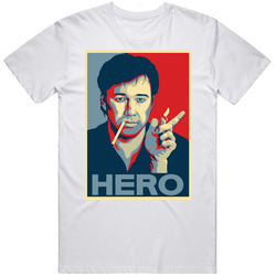 Bill Hicks Comedian Hope Retro Graphic Unisex Cotton White Classic T Shirt