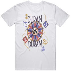 Duran Duran Rock Band Retro Music Retro Graphic Unisex Cotton White Classic T Shirt