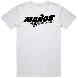 Manos The Hands Of Fate B Movie Retro Graphic Unisex Cotton White Classic T Shirt