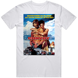 Convoy Macgraw Kristofferson Borgnine Retro Graphic Unisex Cotton White Classic T Shirt