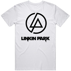 Linkin Park Band Logo Retro Graphic Unisex Cotton White Classic T Shirt