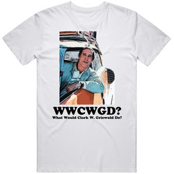 What Would Clark W Griswold Do Retro Graphic Unisex Cotton White Classic T Shirt