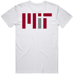 Mit University College Retro Nerd White Retro Graphic Unisex Cotton White Classic T Shirt