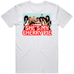 Warrant Rock Retro Graphic Unisex Cotton White Classic T Shirt