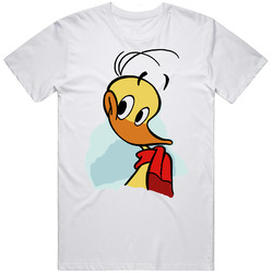Alfred J Kwak Dutch Classic Retro Graphic Unisex Cotton White Classic T Shirt