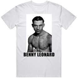 Benny Leonard Boxing Retro Graphic Unisex Cotton White Classic T Shirt