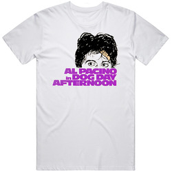 Dog Day Afternoon 70s Cult Classic Crime Movie Retro Graphic Unisex Cotton White Classic T Shirt