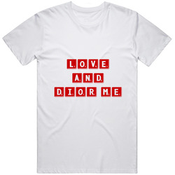 Love And Dior Me Retro Graphic Unisex Cotton White Classic T Shirt