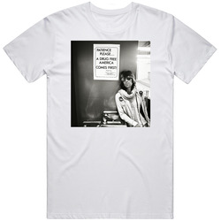 Keithricard Retro Graphic Unisex Cotton White Classic T Shirt