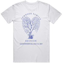 Johnson Family T Retro Graphic Unisex Cotton White Classic T Shirt