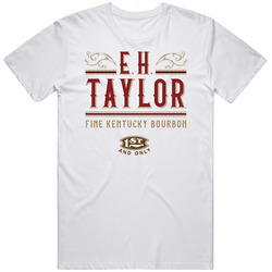 E.h. Taylor-fine Kentucky Bourbon-1st And Only Retro Graphic Unisex Cotton White Classic T Shirt