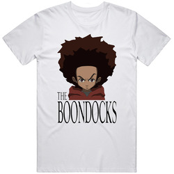 The Boondocks Retro Graphic Unisex Cotton White Classic T Shirt
