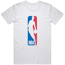 Nba Box Logo Retro Graphic Unisex Cotton White Classic T Shirt