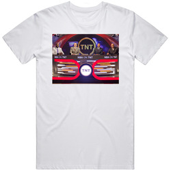 Nba Halftime Show Shaq, Ernie, Kenny The Jet, Charles Barkley Retro Graphic Unisex Cotton White Classic T Shirt