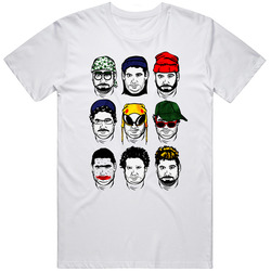 Ethanface Retro Graphic Unisex Cotton White Classic T Shirt
