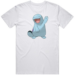 Quagsire Pokemon Video Game A Pig In Retro Graphic Unisex Cotton White Classic T Shirt