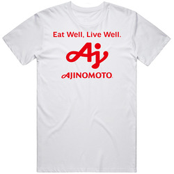 Ajinomoto Food Pig In Retro Graphic Unisex Cotton White Classic T Shirt